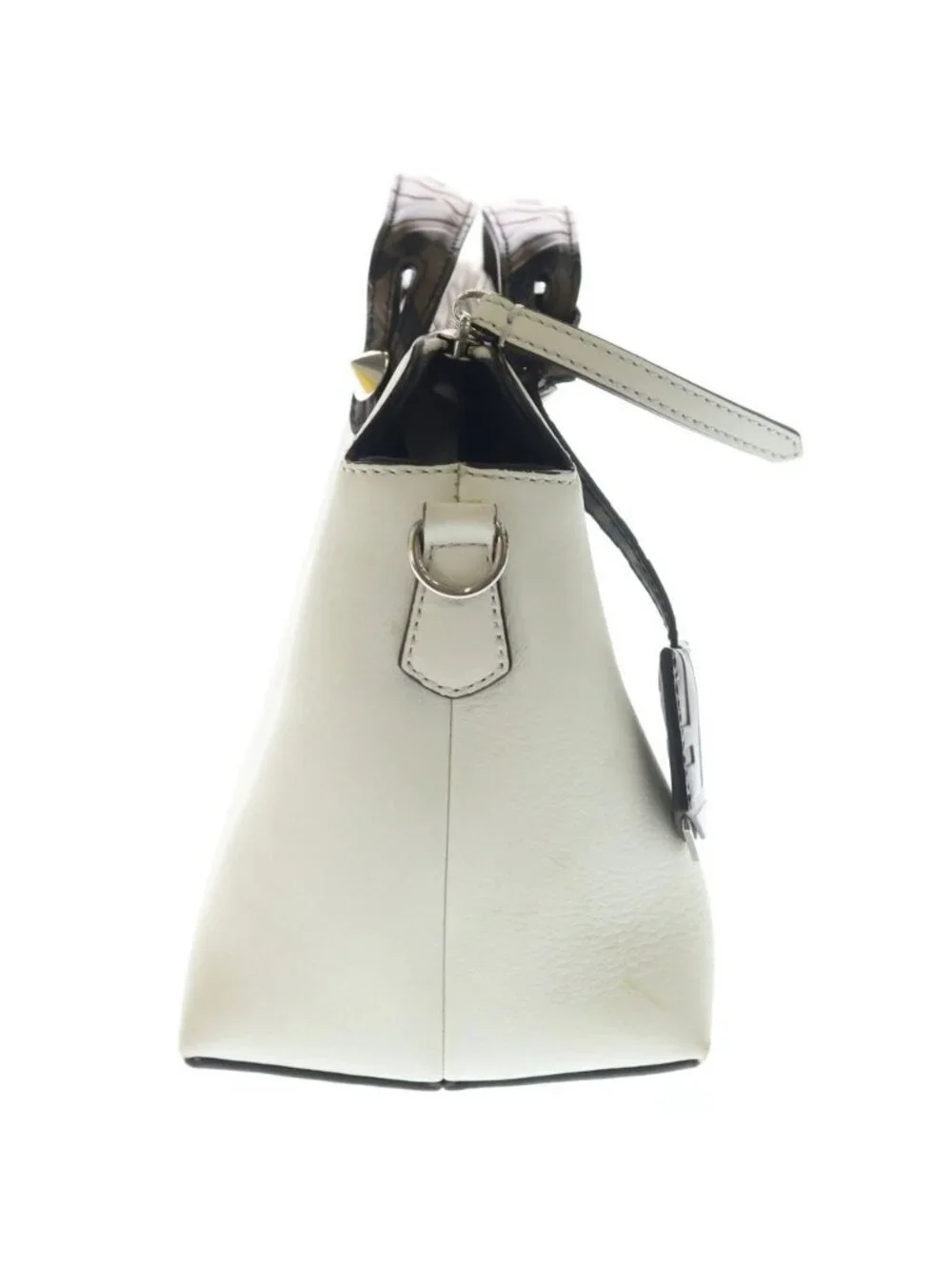 Fendi by the Way Leather 2-Way Shoulder Bag White